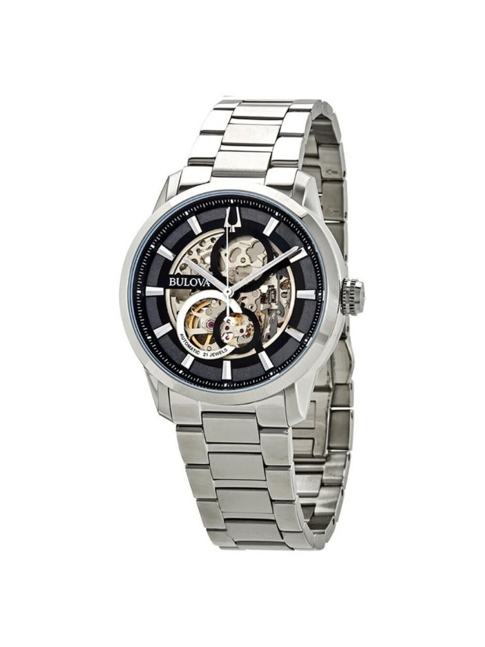 NWT Bulova Sutton Automatic Skeleton Dial Men's Watch